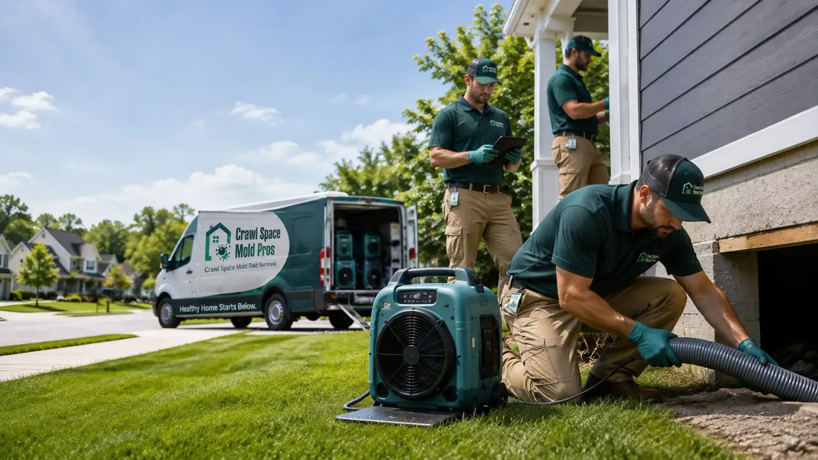Crawl Space Mold Removal in Norwood, NJ